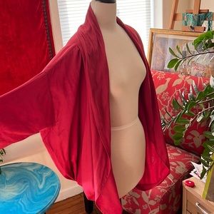 Romeo Gigli Cocoon Summer Coat/Jacket Raspberry Red